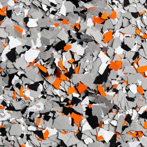 Ashen Orange Flake